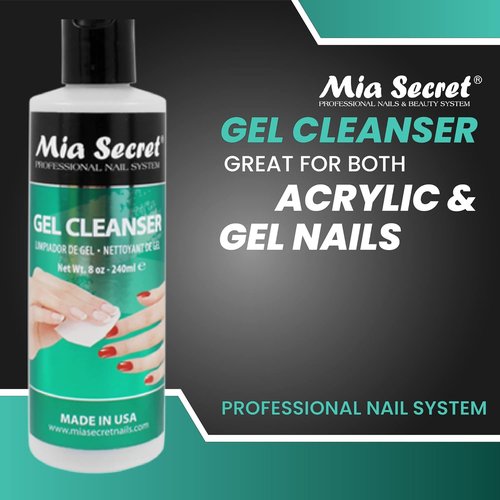 Mia Secret - UV Gelux Gel Cleanser | Effective Formula for Gel Systems - 8 oz. Size