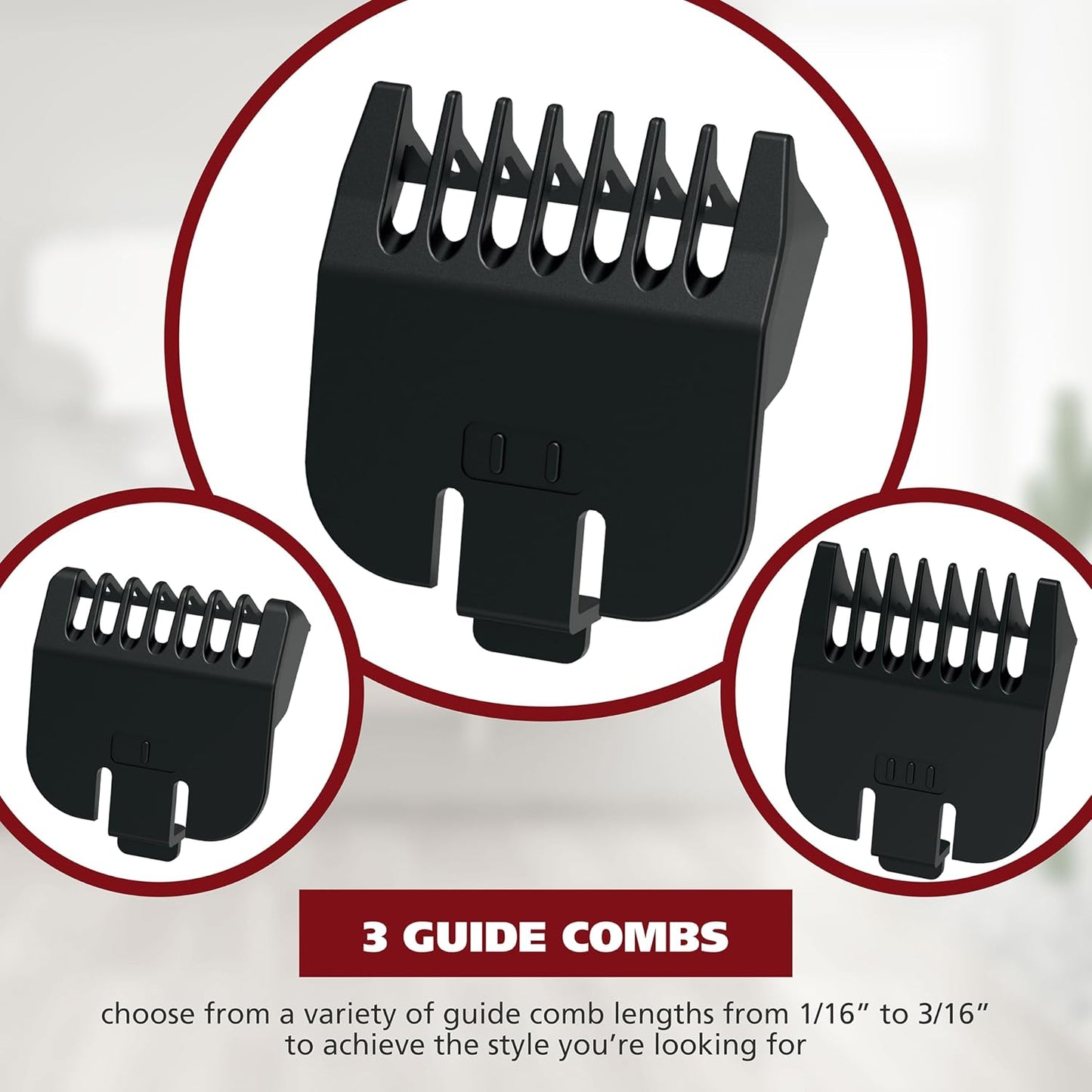 Wahl Groomsman Pro Beard Trimmer - All-in-One Rechargeable Cordless with 3 Attachments for Men | Model 5617