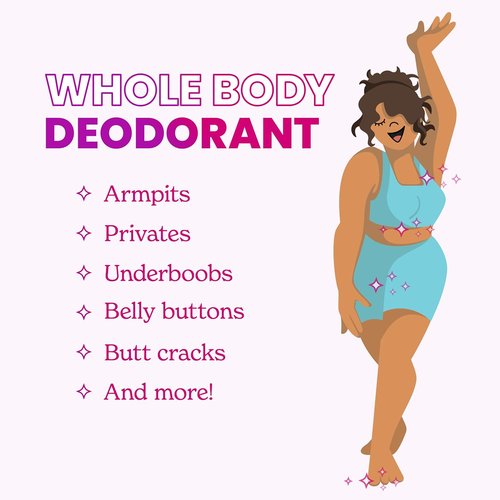 Lume Whole Body Deodorant - 72-Hour Odor Control - Aluminum & Baking Soda Free - 2.6 oz (Pack of 2) | Peony Rose