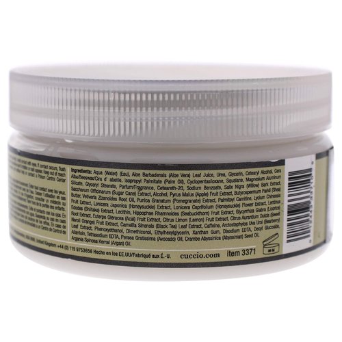 Cuccio Intense Hydrating Treatment - 8 oz Shea & Vetiver Moisturizing Cream for Deep Nourishment