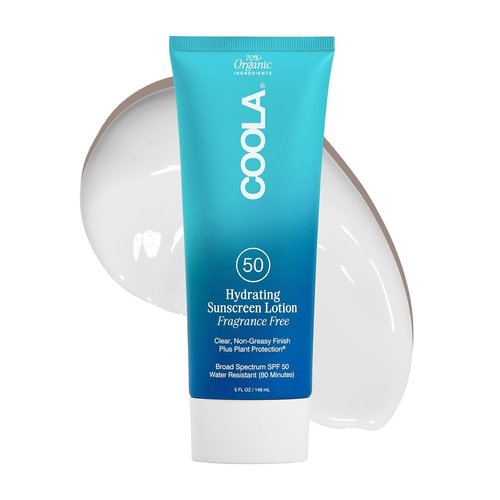 COOLA Organic Sunscreen SPF 50 - Vegan & Gluten-Free Body Lotion for Daily Protection | 5 Fl Oz