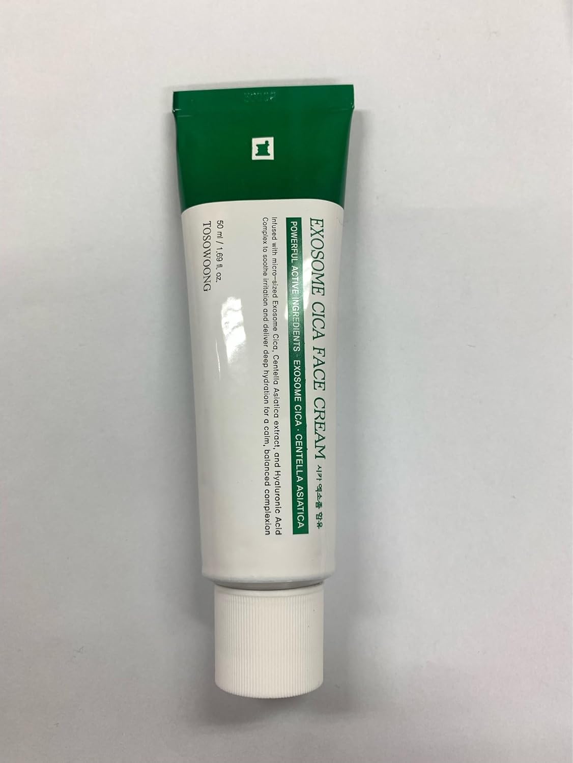 TOSOWOONG Exosome CICA Face Cream - Lightweight Daily Moisturizer for Breakouts & Redness | 50ml / 1.69 fl. oz.