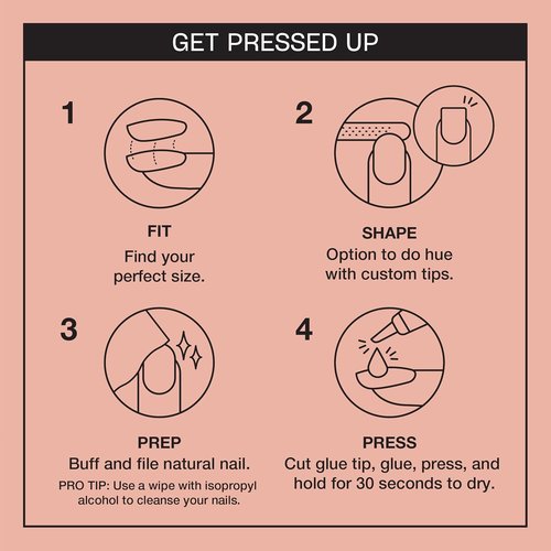 OPI Press On Nails - Short Round, Squoval & Almond Styles | 30 Count with Glue | Long Lasting & Reusable