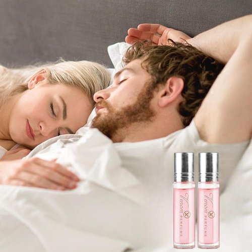 OMYIJVS 2PCS Phero Perfume, Pheromones Perfumes for Women, Roll-On Travel Size Feromonas Fragrance Oil to Attract Men