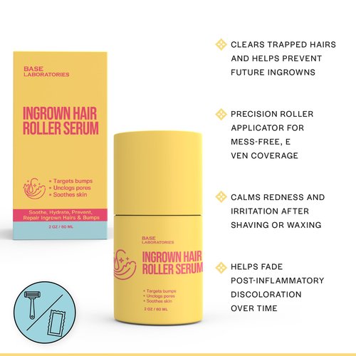 base labs ingrown hair serum roller