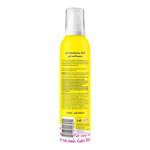 Marc Anthony Curl Enhancing Styling Foam - Extra Hold Mousse with Vitamin E & Silk Proteins | Anti-Frizz | Pack of 2