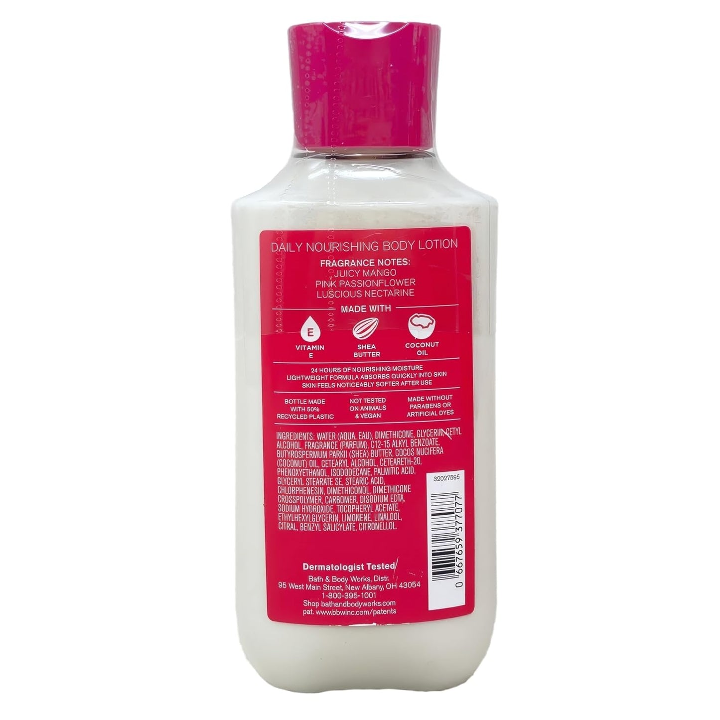 Bath & Body Works Bali Mango Gift Set - Body Cream, Wash & Lotion with Rose Bar Soap - Full Size