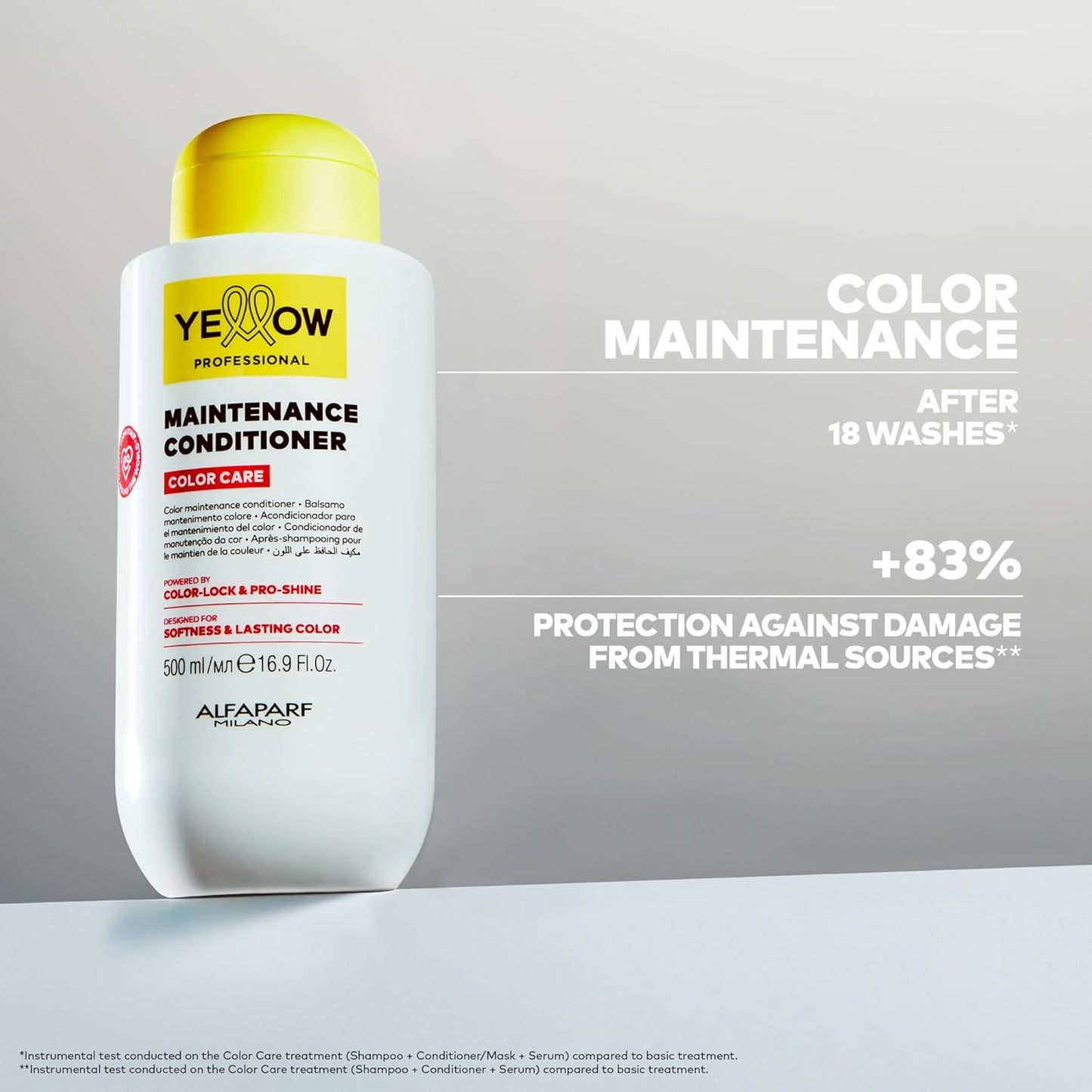 Alfaparf Milano Color Care Conditioner - Color-Lock & Pro-Shine Formula for Softness - 500 ml / 16.9 fl oz