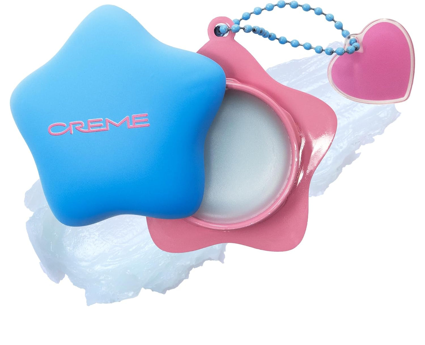 The Crème Shop Plush Pout Lip Butter Lip Balm Key Chain Charm | Korean Formula with Peptides and Squalane to Instantly Hydrate, Nourish, Moisturize, and Soften Dry Lips- Mint