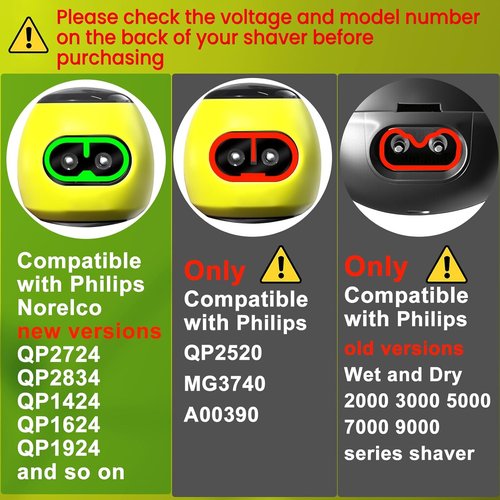 BENSN 5V1A Charger - Compatible with Philips Norelco OneBlade & Electric Trimmers | Durable Charging Cord
