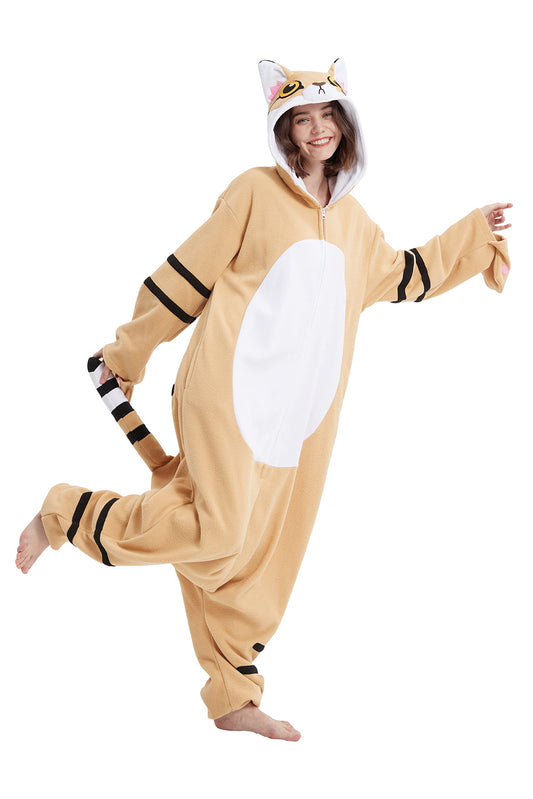 Unisex Adult Sand Cat Halloween Costume Halloween Christmas Onesie Cosplay Pajamas Small