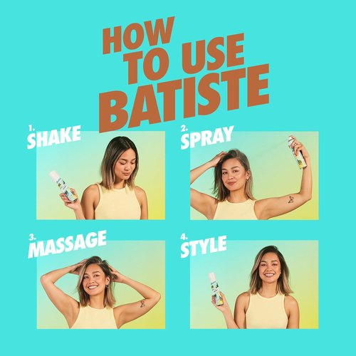 Batiste Dry Shampoo - Dark Formula for Instant Oil Absorption | 162g/5.71 oz.