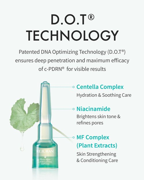 REJURAN® Recover c-PDRN® Lifting Ampoule - High Concentration Original PDRN Serum for Collagen Boost, Deep Hydration, Skin Soothing, Gentle Formula & Intensive Anti-Aging Korean Skincare. (2ml x 14)
