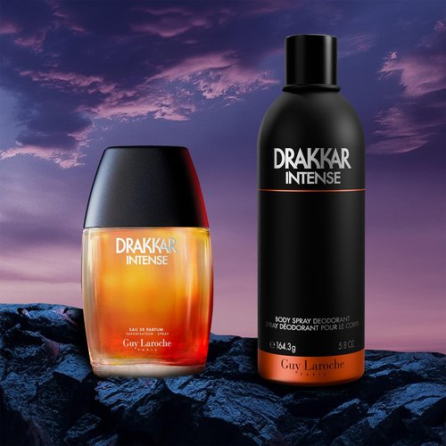Guy Laroche Drakkar Intense Body Spray - Seductive Ambery Fougere Fragrance for Men | 5.8 Fl. Oz