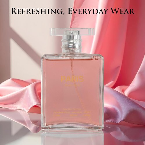 NovoGlow Paris Eau de Parfum Spray for Her - Long-Lasting Women's Fragrance | 3.4 Oz Bottle, Perfect Gift for Any Occasion