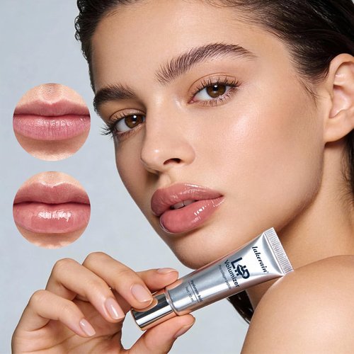 Lip Volumizer Plumper Serum with Hyaluronic Acid – Deep Hydration for Fuller Lips, Day & Night Moisture Lip Treatment, Smooth Non-Sticky Lip Balm, 0.34 fl.oz