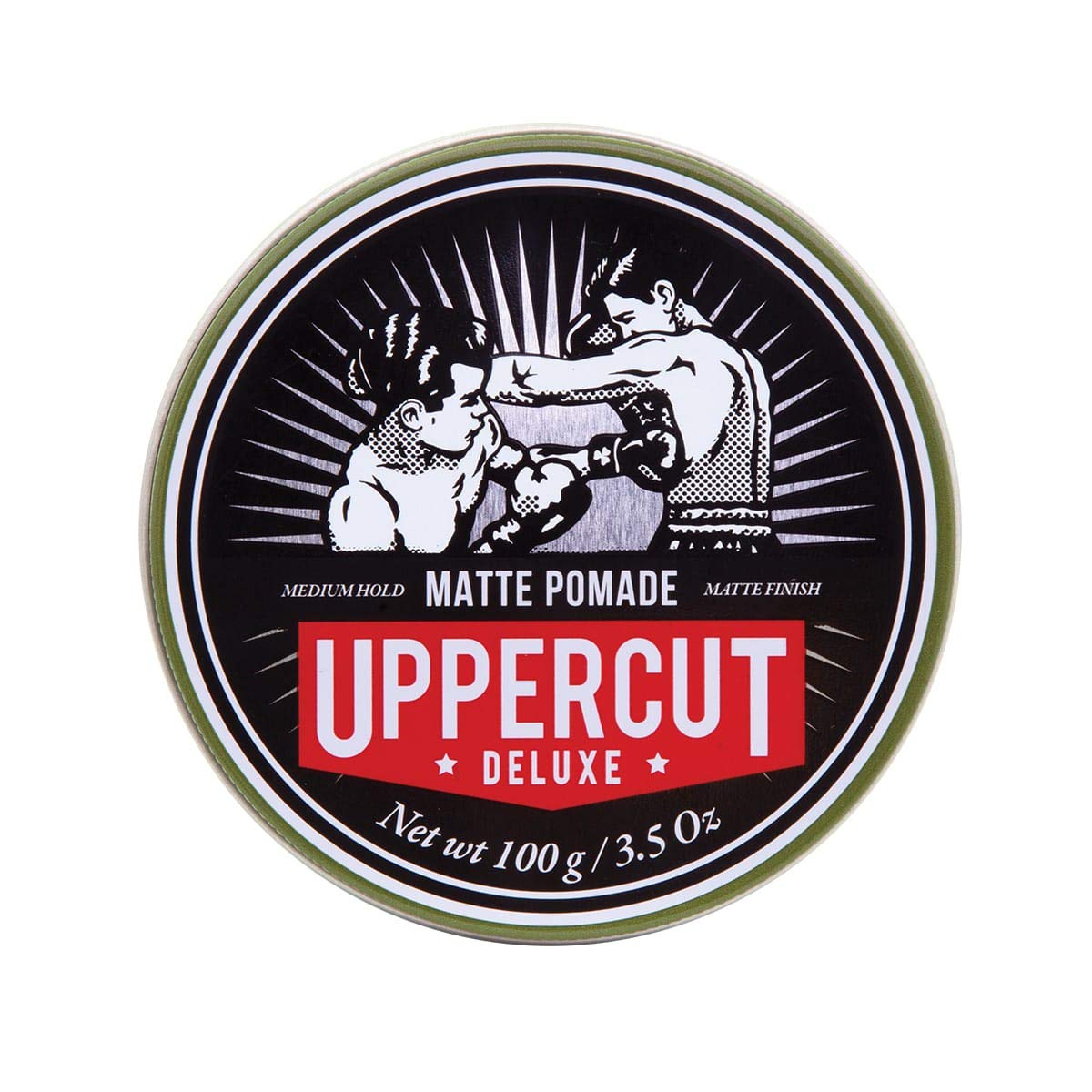Uppercut Deluxe Matte Hair Pomade - Strong Hold & Natural Finish | 3.5 Ounces