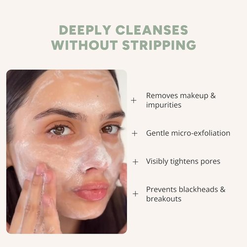 Matter of Monday Gentle Face Wash - Exfoliating Cleanser for Pore Refinement | Non-Stripping, 3.4 oz