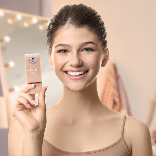 Profusion Cosmetics Liquid Foundation - Lightweight, Breathable Formula for Flawless Radiance | Vegan & Cruelty-Free - Fair 3