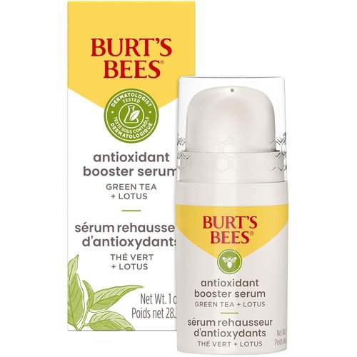Burt's Bees Green Tea Face Serum - Antioxidant-Rich Formula for Brightening & Firming Skin (1 oz)
