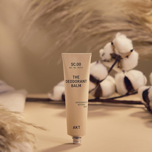 AKT Deodorant Balm - Natural, Fragrance-Free Cream Deo for Sensitive Skin | 1.7 Fl Oz, Multi-Use, Plastic Free