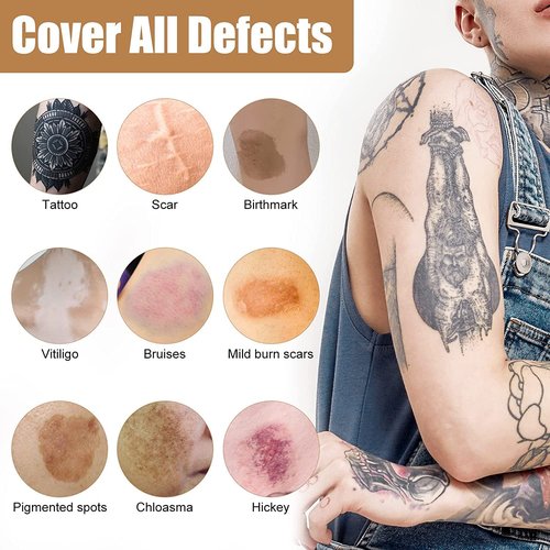Regine Switzerland Tattoo Cover Up Makeup - Waterproof Concealer in Red | 1.5 Fl Oz