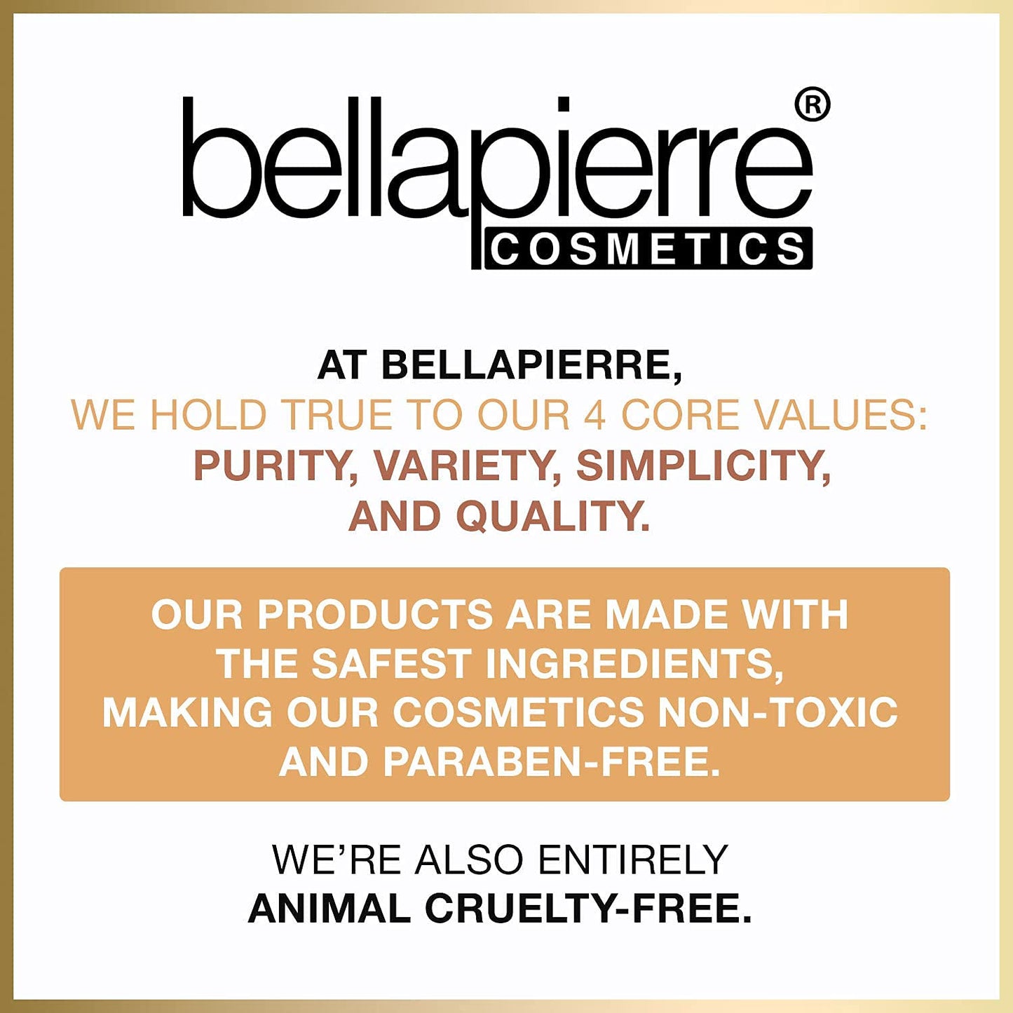 Bellapierre Shimmer Powder | Paraben Free | Vegan & Cruelty Free | All Skin Types | 2.35g - Beige