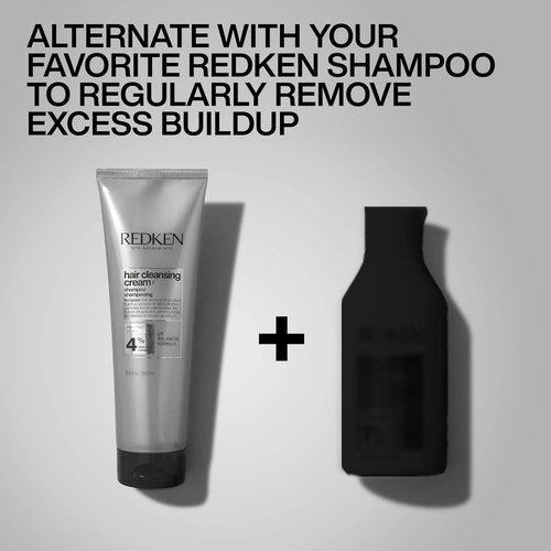 Redken Detox Hair Cleansing Cream - Clarifying Shampoo for All Hair Types | Removes Buildup & Strengthens Cuticle