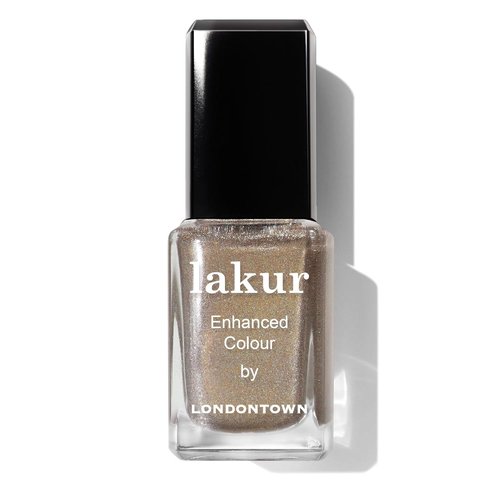 LONDONTOWN Lakur Nail Polish - Long-Lasting, Streak-Free, Chip-Resistant | Hydrating Nude & Brown Shades, 0.4 Fl Oz - You're Golden