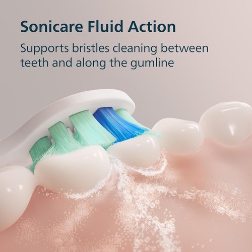 Philips Sonicare 4100 Series Electric Toothbrush - Advanced Sonic Technology, Pressure Sensor, Black | Model HX3681/24