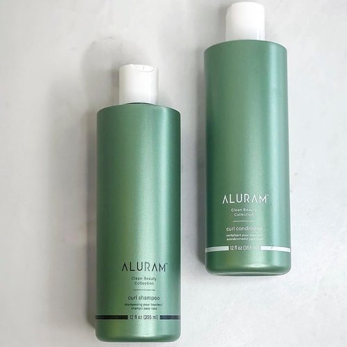 ALURAM Curl Shampoo - Lightweight Coconut Water Infused Formula for Curly Hair Care