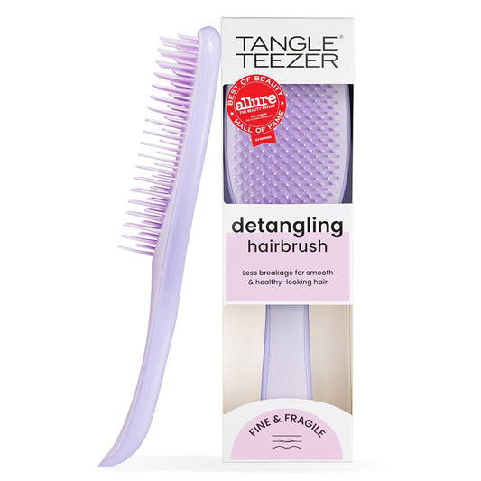 Tangle Teezer Fine Detangler Brush - Reduces Breakage for Fine Hair Types | Hypnotic Heather Color