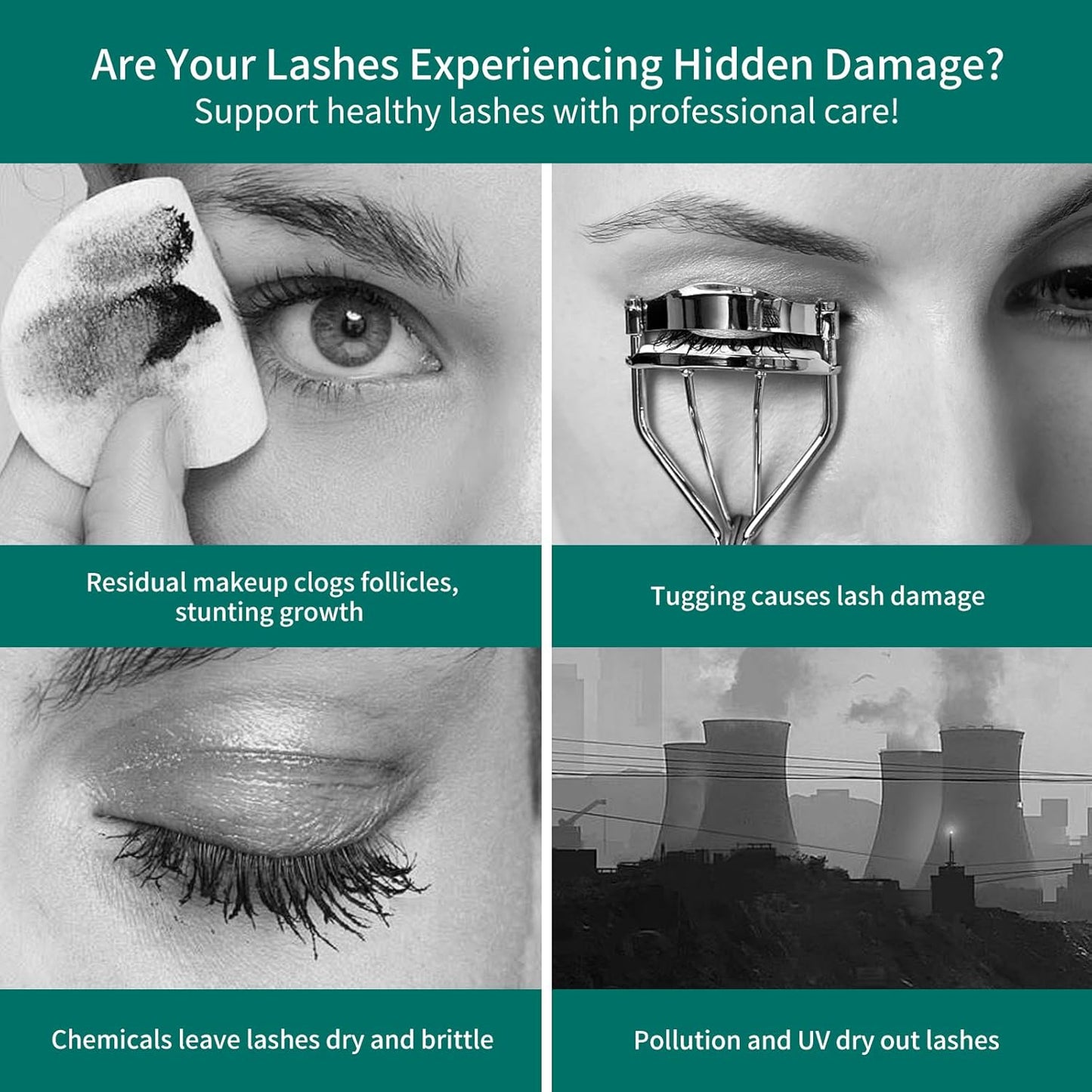 Skiennix Lash Conditioner & Serum - 3-in-1 Primer, Clear Mascara - Strengthens & Styles - Vitamin-Enriched - 5ml