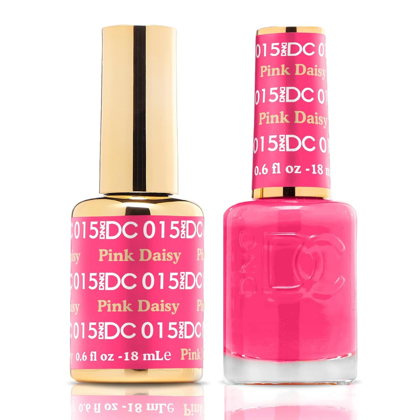 DND DC Gel Polish Set - Pink Collection | Chip-Free UV/LED Gel & Air Dry Nail Lacquer, 0.5 Fl Oz Each