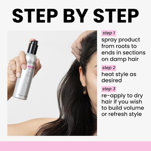 Kenra Professional Volume Mist 2 - Lightweight Volume Builder | Flexible Hold & Thermal Protection | 6 fl. oz.