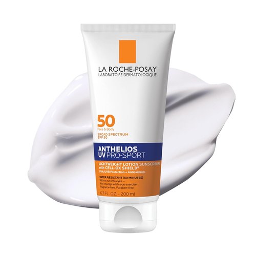 La Roche-Posay Anthelios SPF 50 Sunscreen - Water & Sweat Resistant, Lightweight & Non-Drip Formula