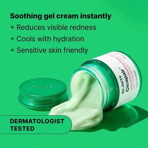 Dr.Jart+ Cicapair Cooling Gel - Korean Face Moisturizer for Redness & Sensitive Skin | 1.69 Fl Oz