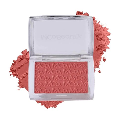 MCoBeauty Glow Up Blush Powder - Blush Red | Color Activated Soft Matte Formula - Vegan & Long-Lasting