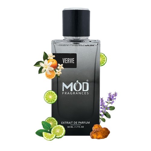 Mod Fragrances Verve Perfume for Men - Extrait de Parfum | Vegan & Cruelty-Free | Fresh Scent | 50ml