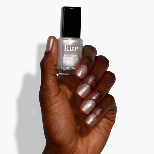 LONDONTOWN Shimmer Nail Highlighter - Iridescent Finish Nail Polish Treatment | Vegan & Cruelty-Free, Mirror Ball - 0.40 fl oz