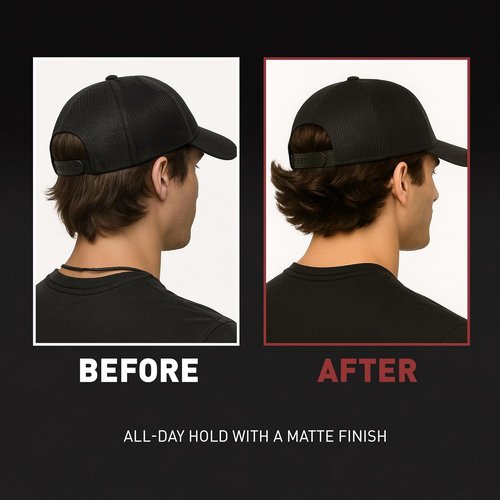 **CRVFT Hair Clay 2oz - Medium Hold, Zero Shine Matte Finish | Adds Volume & Texture for Short to Medium Styles**