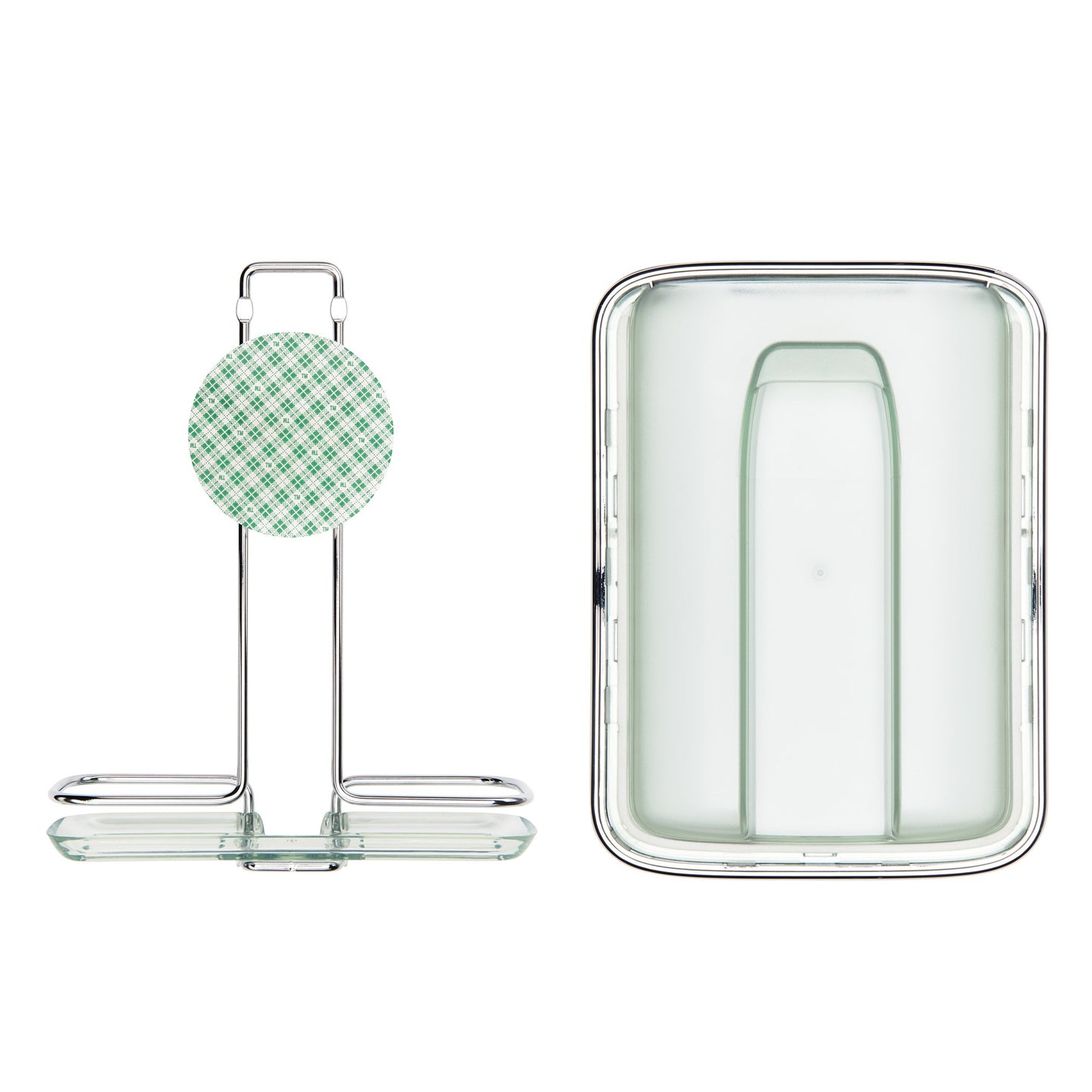 OXO Good Grips Fogless Shower Mirror, Chrome, 6.8" Length x 2.5" Width x 10" Height