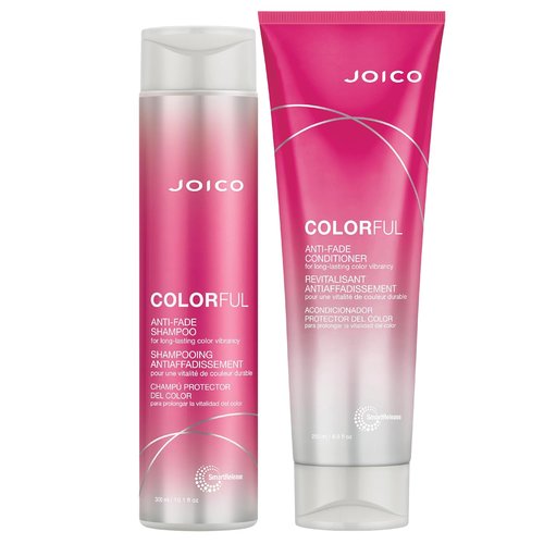 Joico Colorful Anti-Fade Shampoo & Conditioner Set - Preserve Vibrant Color | For Color-Treated Hair
