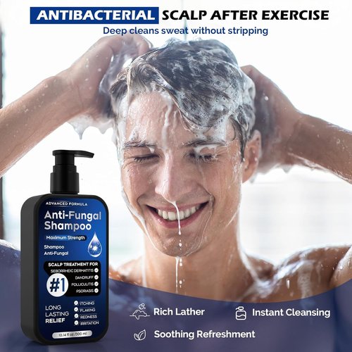 Regine Switzerland Antifungal Psoriasis Shampoo - Relieves Scalp Itching & Dryness | 10.1 Fl Oz