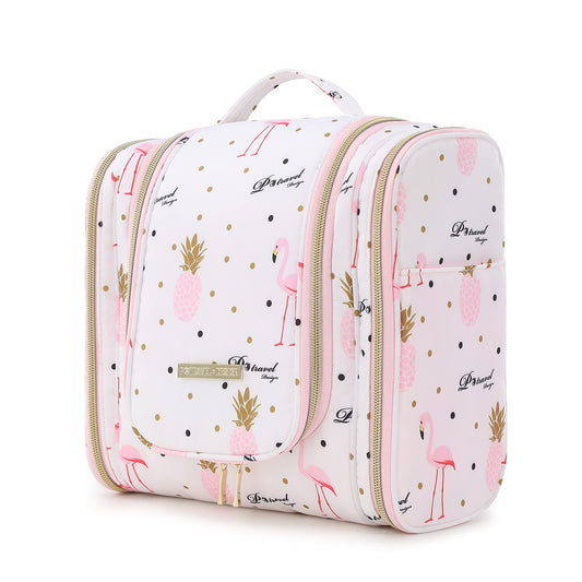Lychii Hanging Toiletry Bag for Women, Cosmetic Makeup Bag Travel Organizer, Large