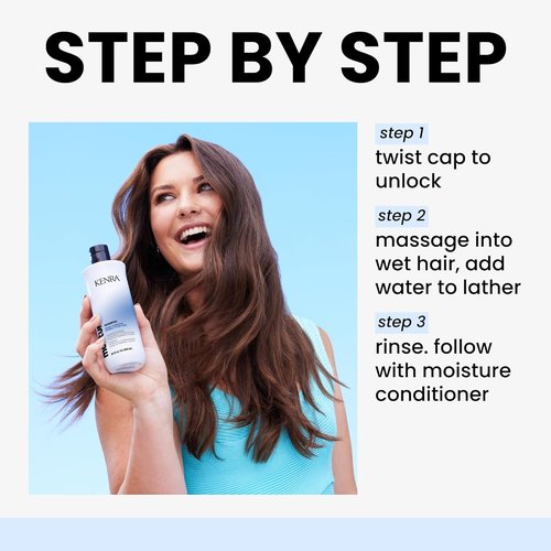 Kenra Moisture Shampoo - Boost Hydration & Shine | Nourish Dry Hair | Color Safe Formula
