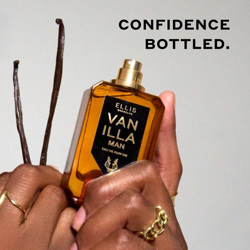 Ellis Brooklyn VANILLA MAN Eau de Parfum, Warm Spicy Fragrance for Men with Vanilla Absolute, Bergamot, Clary Sage & Cedarwood, Vegan, Cruelty-Free, Sustainable Ingredients, 50ml/1.7 fl oz
