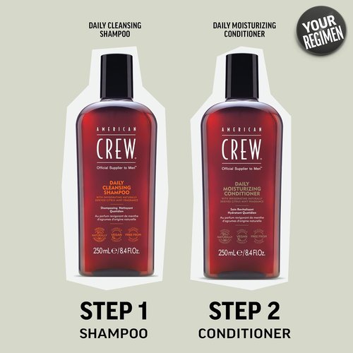 American Crew Conditioner for Men - Daily Moisturizer with Citrus Mint Fragrance | 33.8 Fl Oz