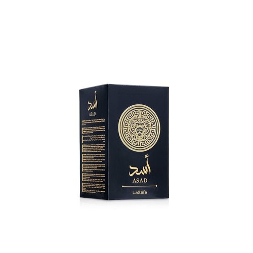 Lattafa Perfumes Asad Eau de Parfum Spray - Unisex Fragrance, 3.4 Ounce | Long-Lasting Scent
