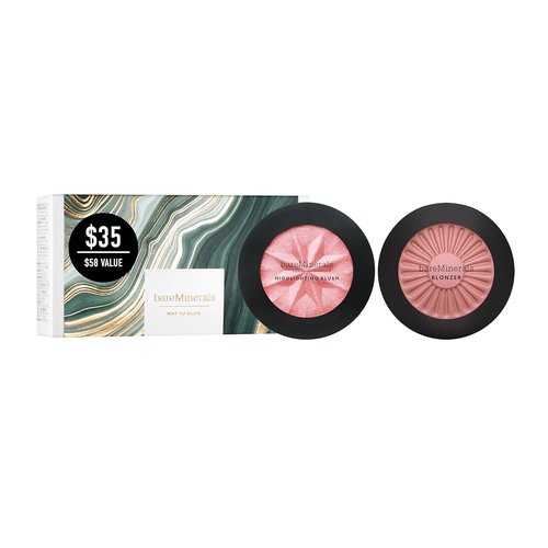 bareMinerals Gen Nude Blonzer - Talc-Free Blush & Bronzer Hybrid Compact | Buildable Luminous Finish, Rosy-Bronze